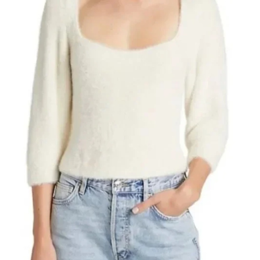 Free People fuzzy sweater brand new